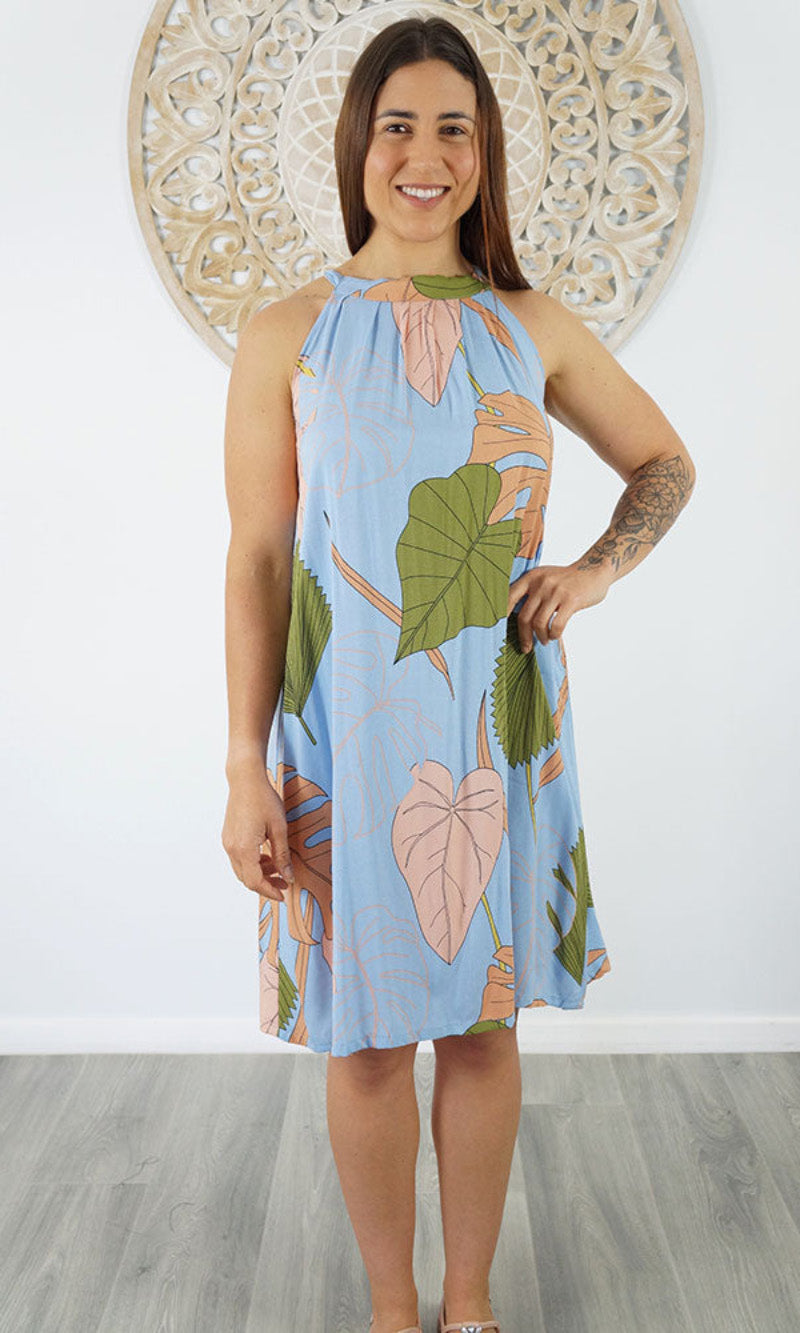 Rayon Dress Short Chloe Okinawa, More Colours