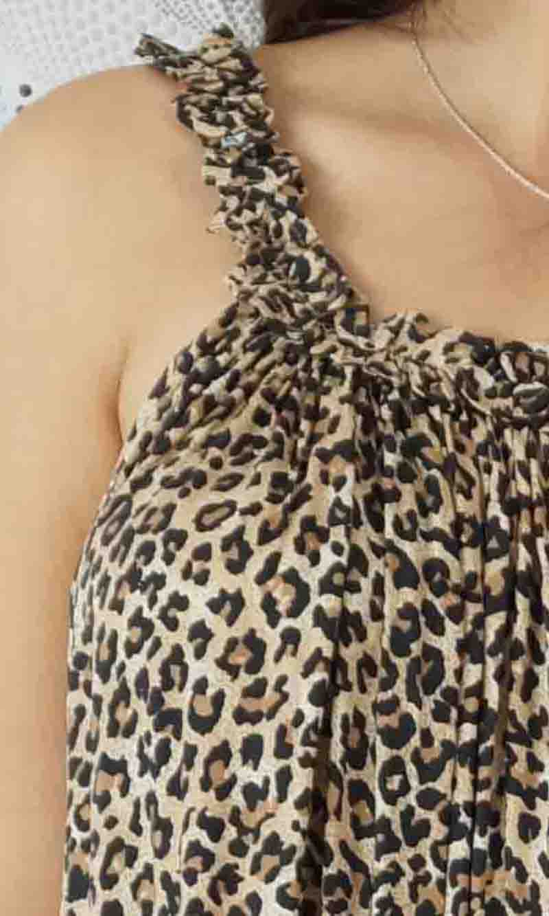 Rayon Dress Magnum Short Baby Cheetah, More Colours