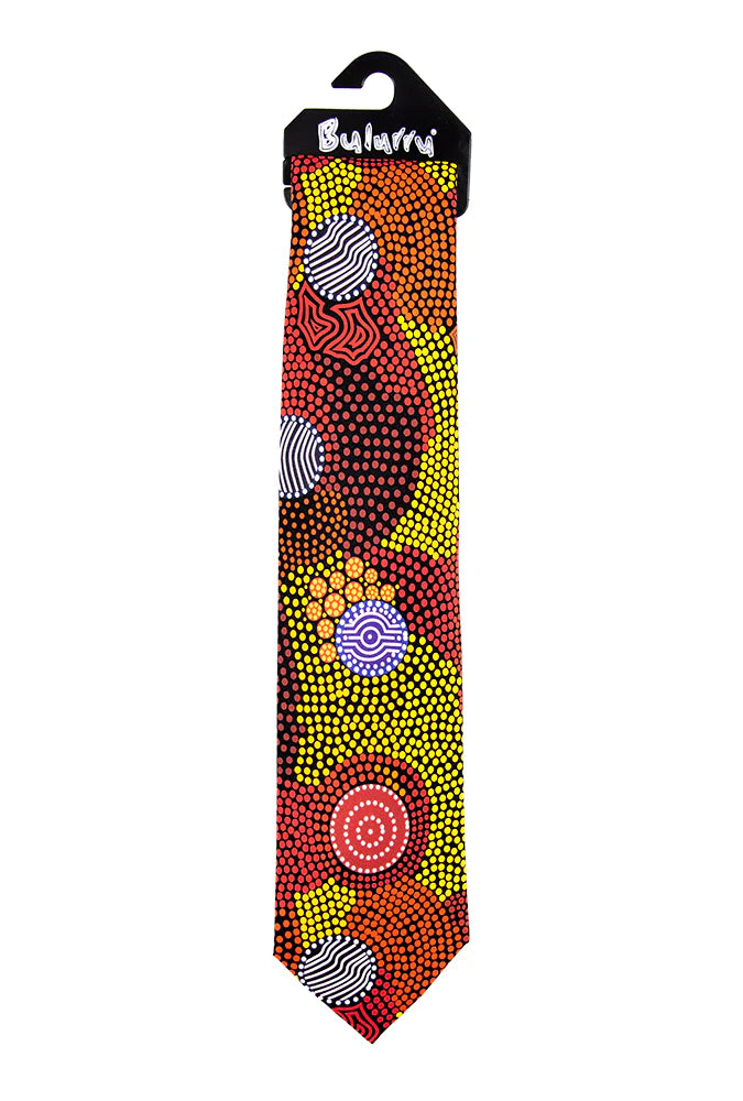 Aboriginal Art Silk Tie, More Prints