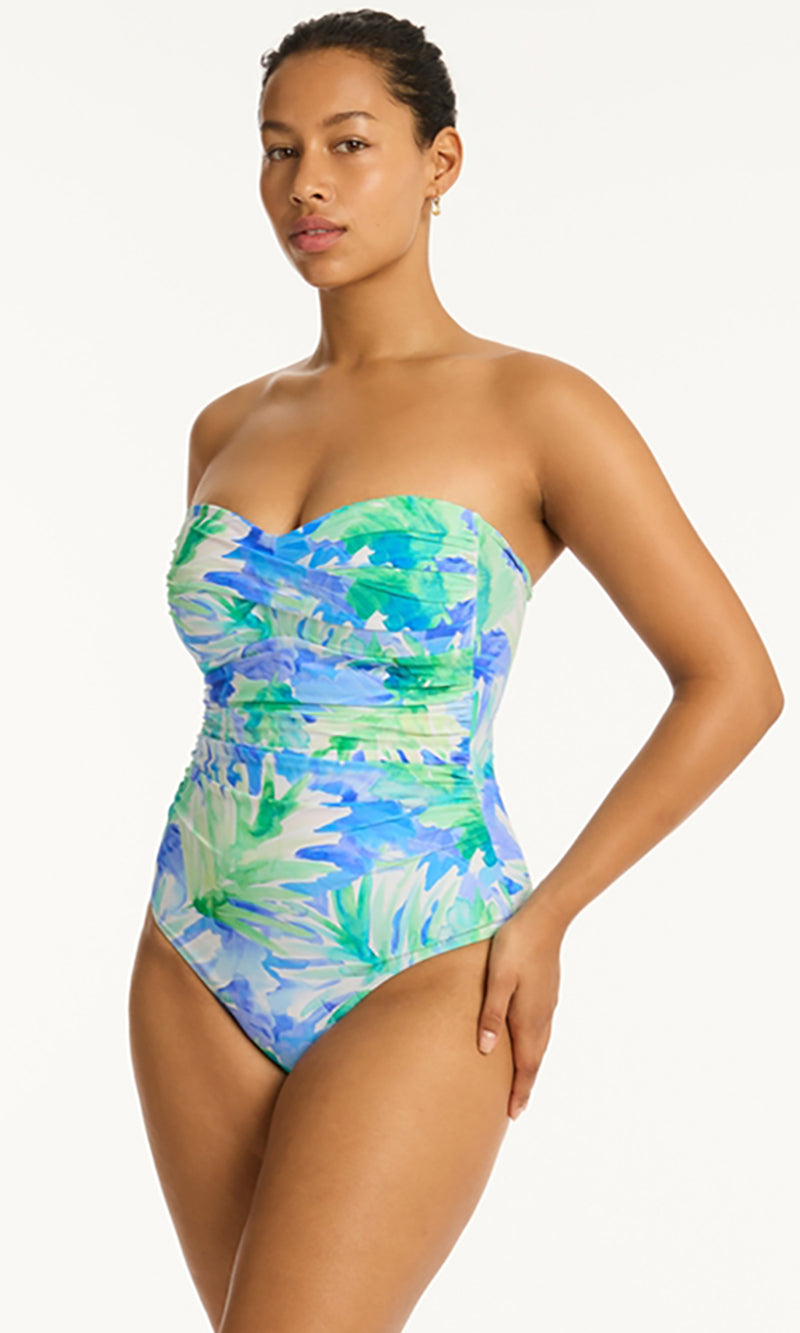 Key Largo Twist Bandeau One Piece