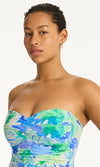 Key Largo Twist Bandeau One Piece