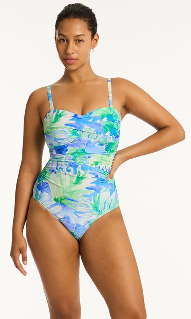 Key Largo Twist Bandeau One Piece