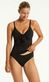 Essentials Edit Tie Front DD/E Tankini Top