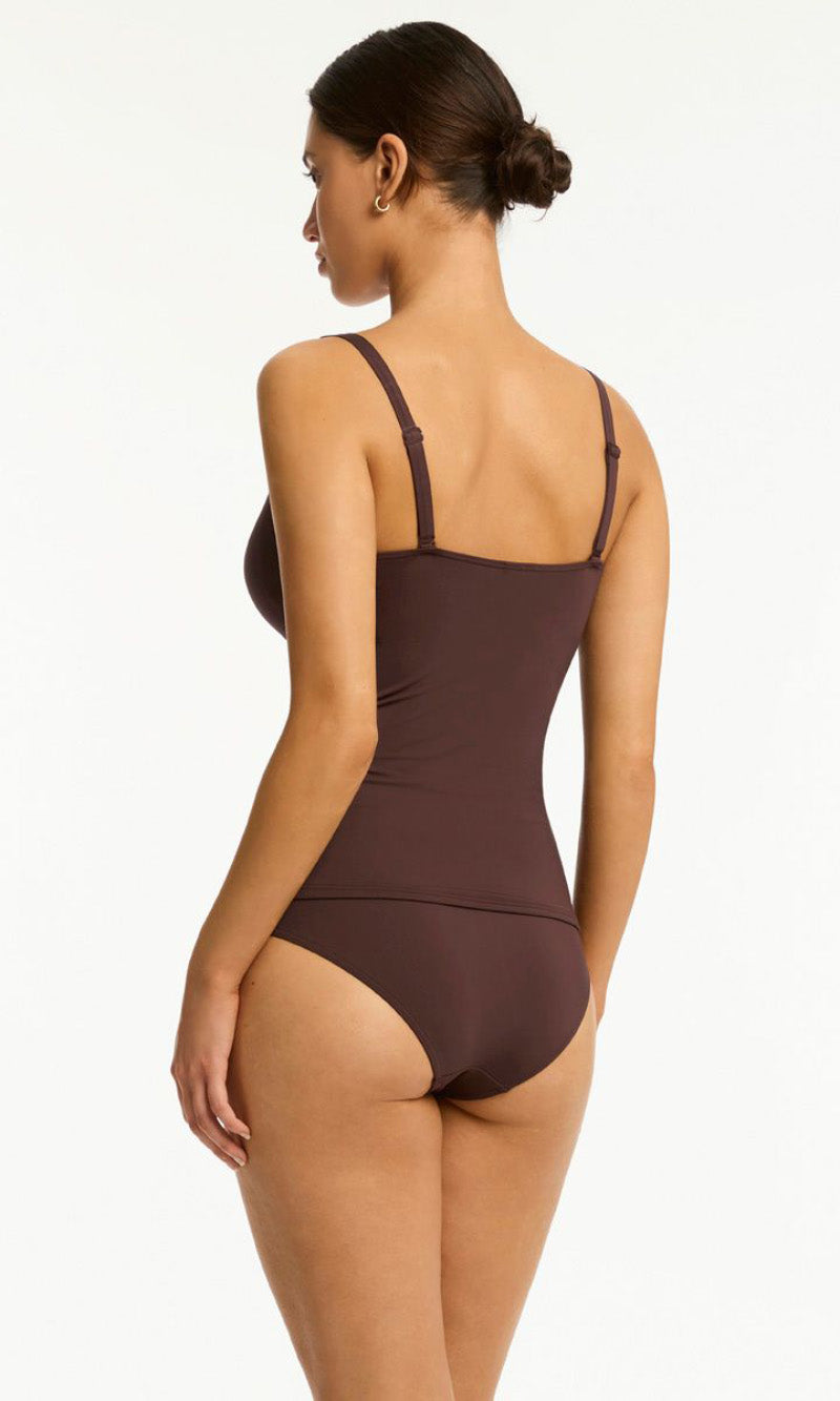 Tankini Top Cross Front Multifit Essentials, More Colours