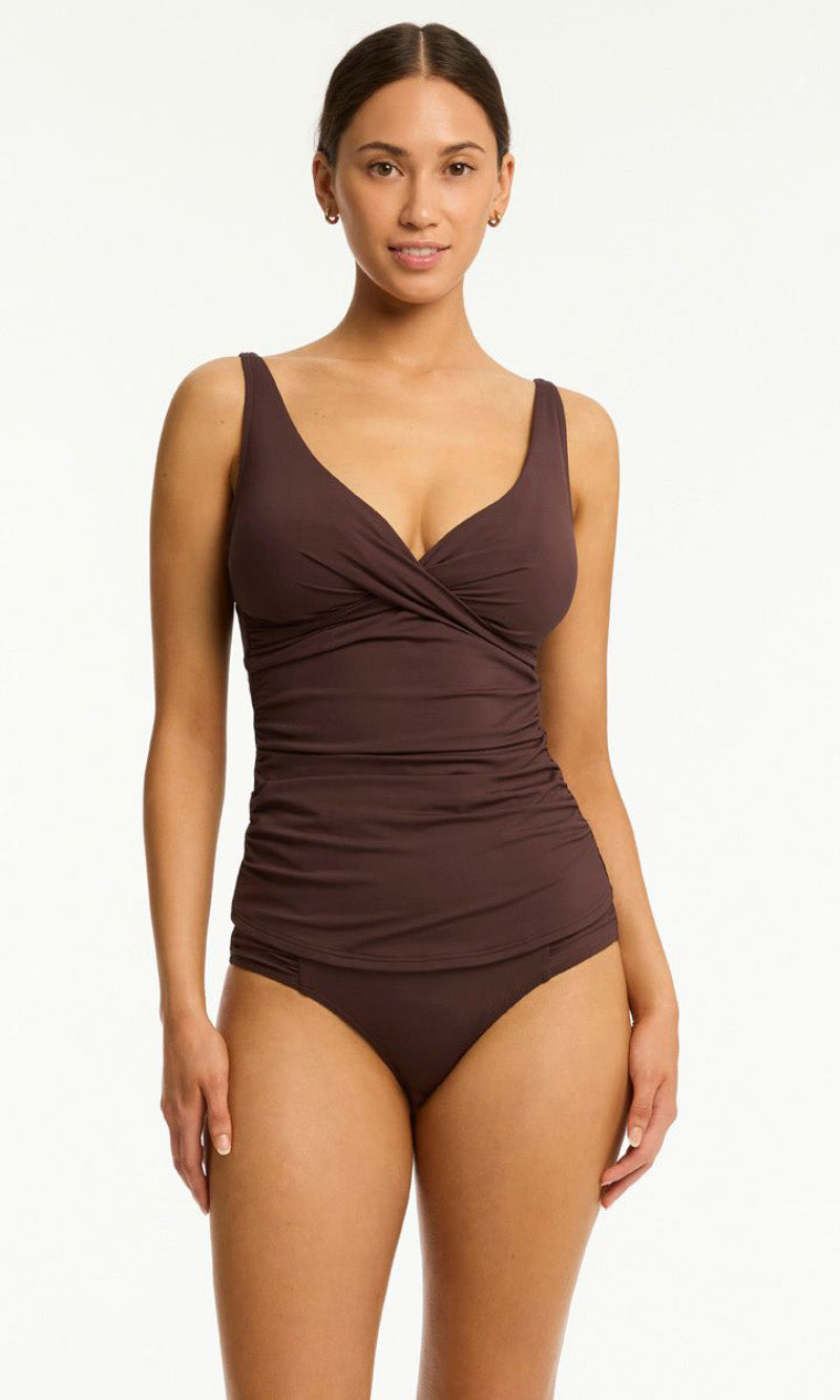 Tankini Top Cross Front Multifit Essentials, More Colours