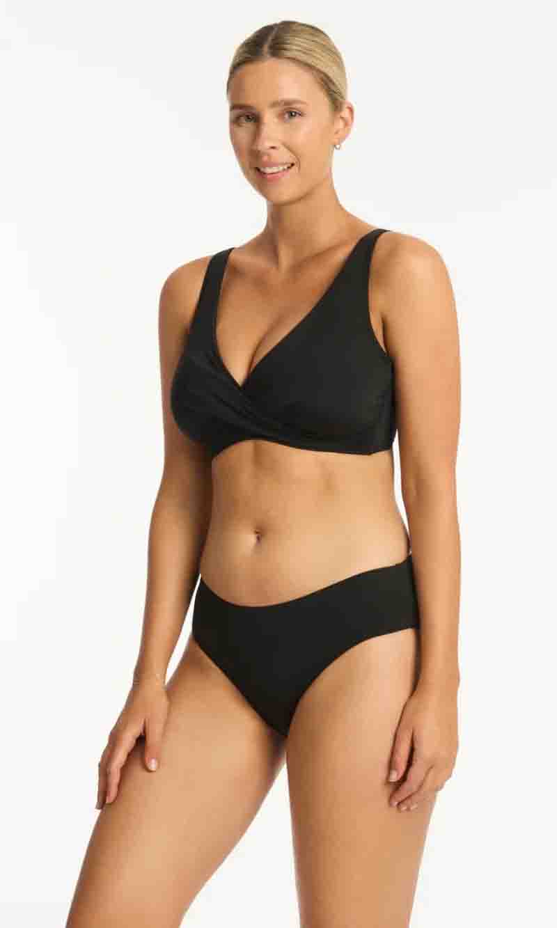 Eco Essentials G Cup Cross Front Bra, More Colours.
