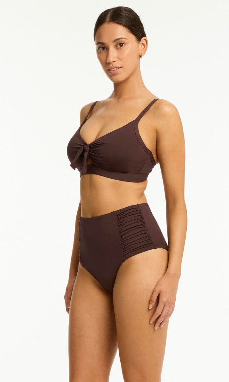 Gathered Side High Waist Pant, More Colours