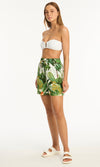 Viscose Lotus Boardwalk Short White