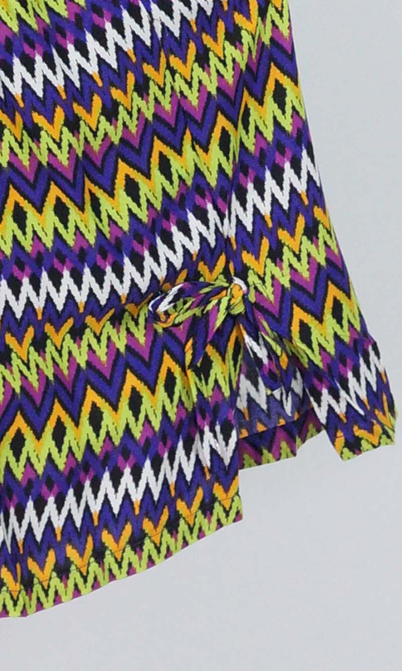Rayon Dress Smock Guatemale Purple