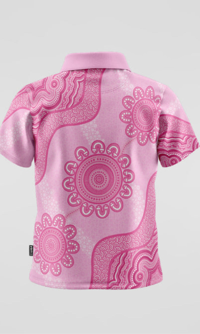 Aboriginal Art Kids Unisex Polo Sacred Women's Way