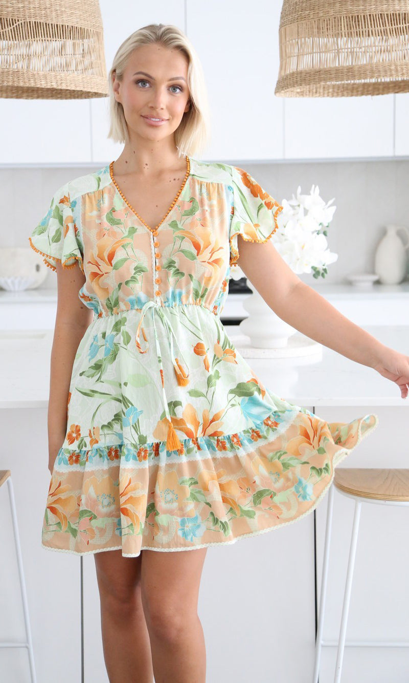 Rayon Dress Zoe Tropical Plantation