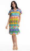 Cotton Dress Reversible Short Sleeve San Miguel