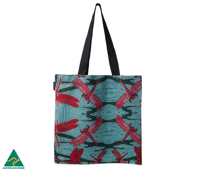 Aboriginal Art Tote Bag Shery J Burchill Rainforest