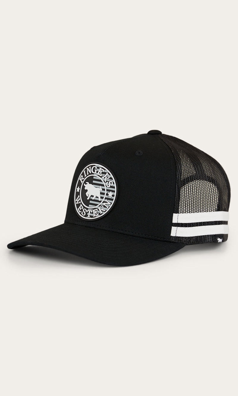 Signature Bull Flag Trucker Cap, More Colours