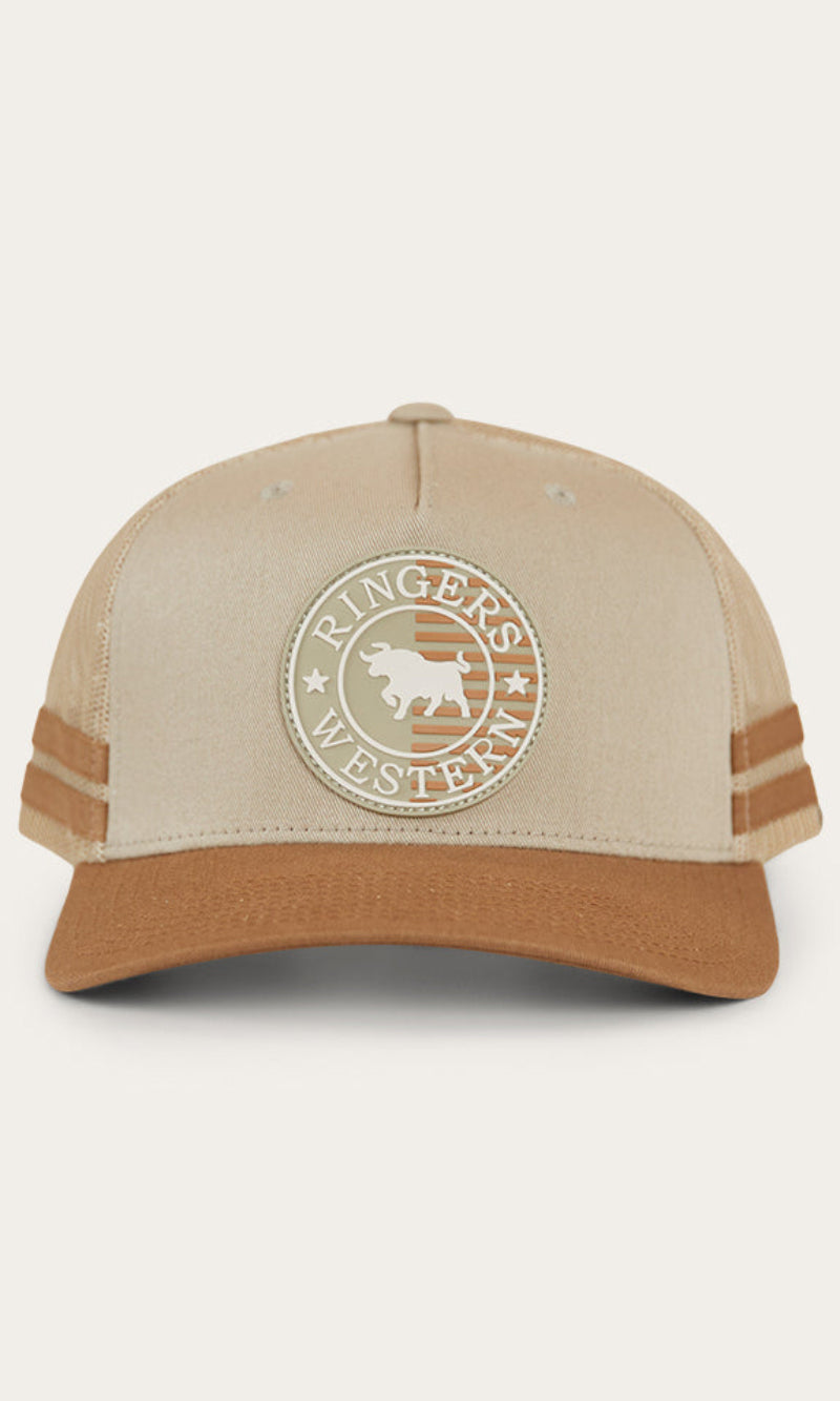 Signature Bull Flag Trucker Cap, More Colours