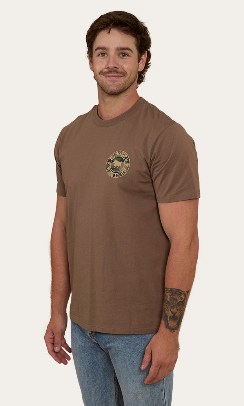 Cotton Loose Fit T-Shirt Signature Bull, More Colours