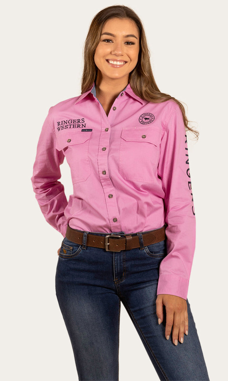 Cotton Signature Jillaroo Womens Full Button Work Shirt, More Colours