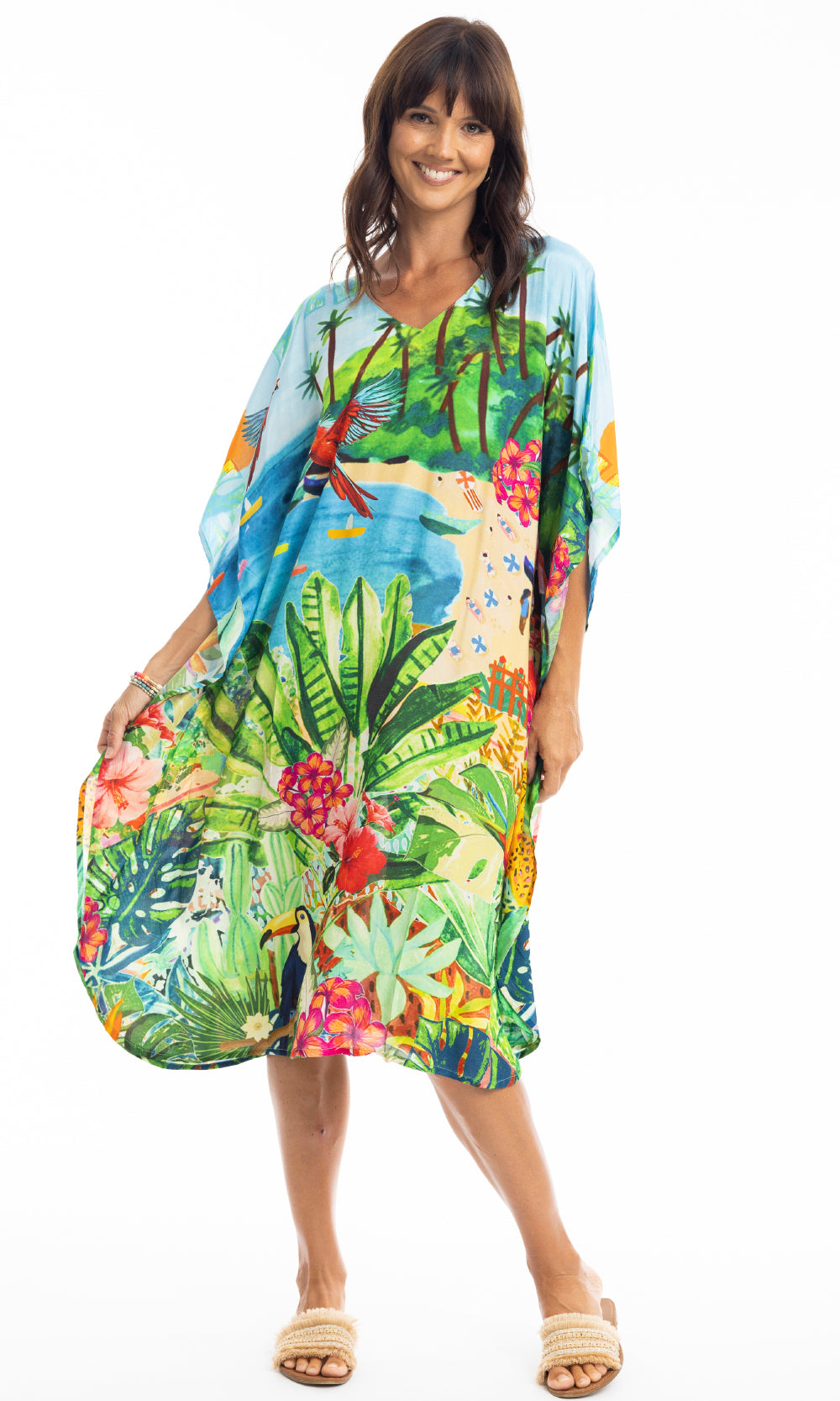 Rayon Kaftan Skye