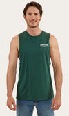 Squadron Mens Muscle Tank Pine