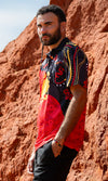 Aboriginal Art Unisex Polo Sun Soaked Aborginal Flag