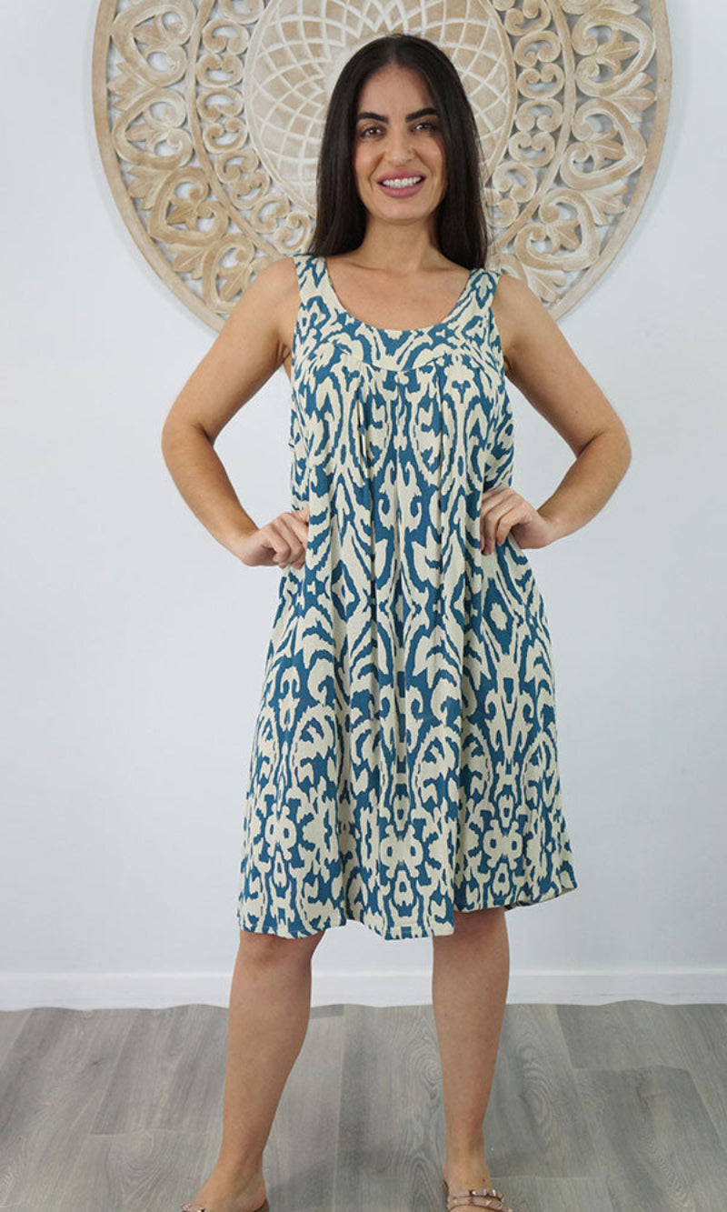 Rayon Dress Tahiti Totem, More Colours