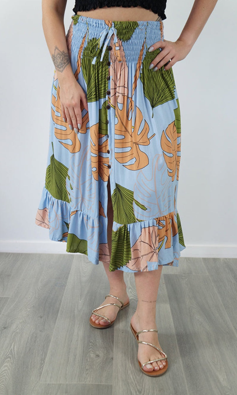 Rayon Skirt Tangelo Okinawa, More Colours
