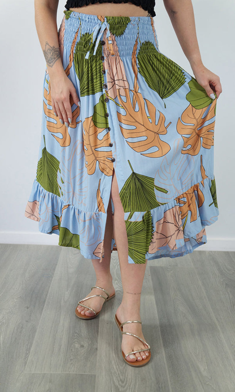 Rayon Skirt Tangelo Okinawa, More Colours
