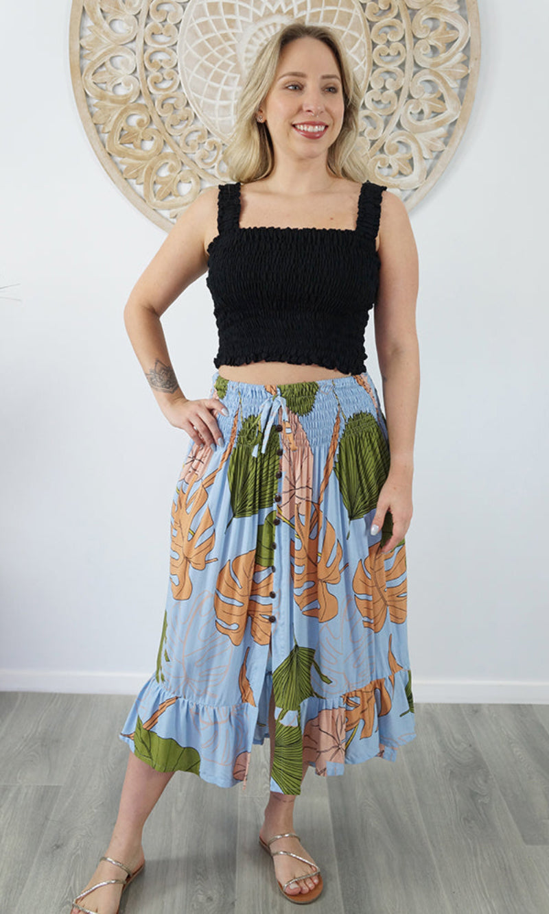 Rayon Skirt Tangelo Okinawa, More Colours