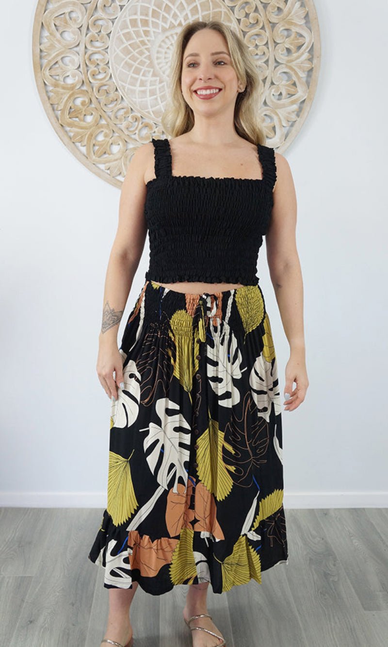 Rayon Skirt Tangelo Okinawa, More Colours