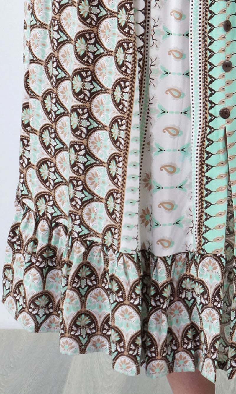 Rayon Skirt Tangelo Scallops, More Colours