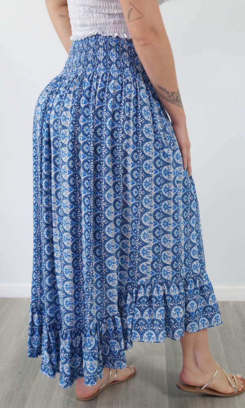 Rayon Skirt Tangelo Scallops, More Colours