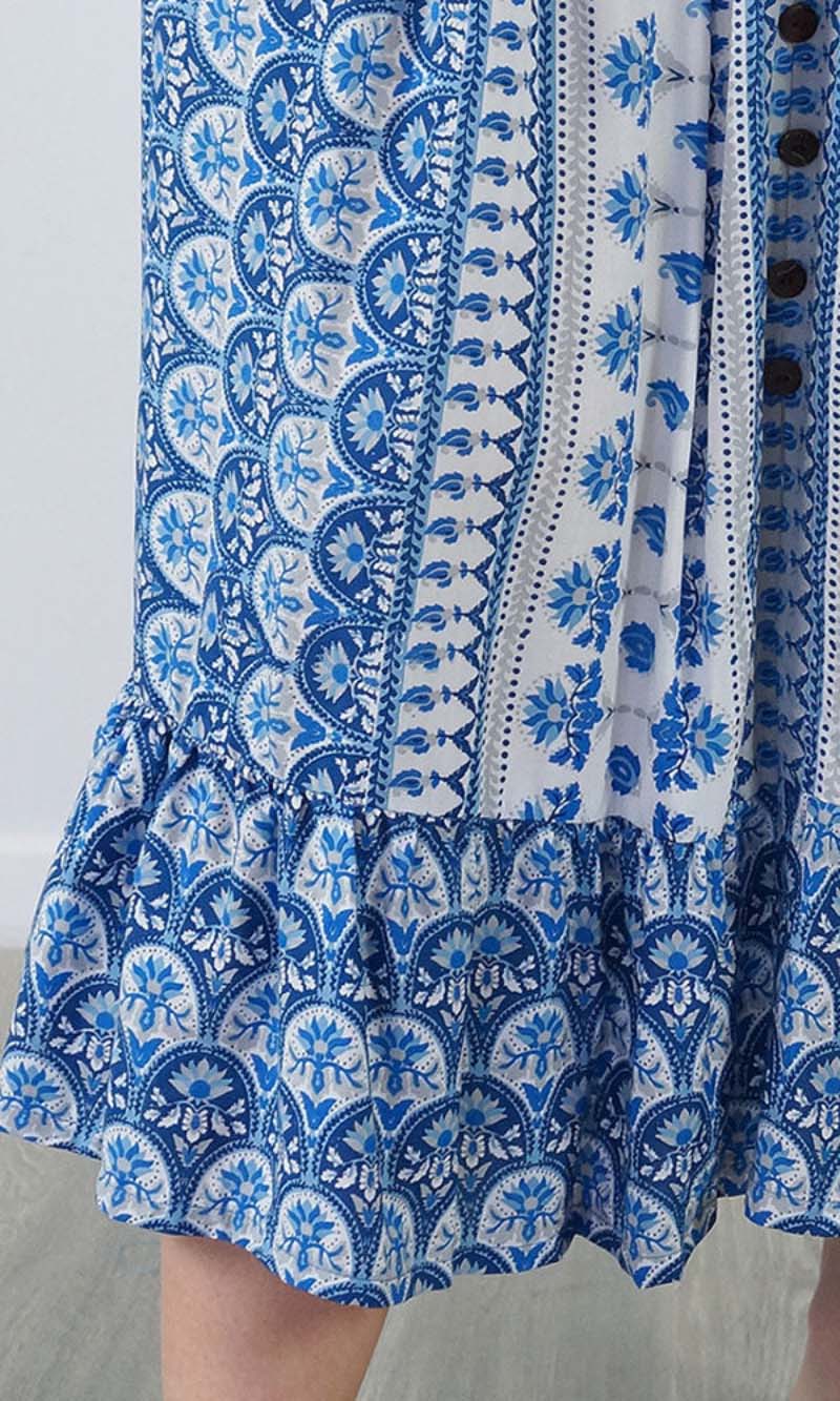 Rayon Skirt Tangelo Scallops, More Colours