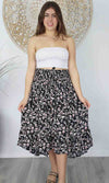 Rayon Skirt Tangelo Springflower, More Colours
