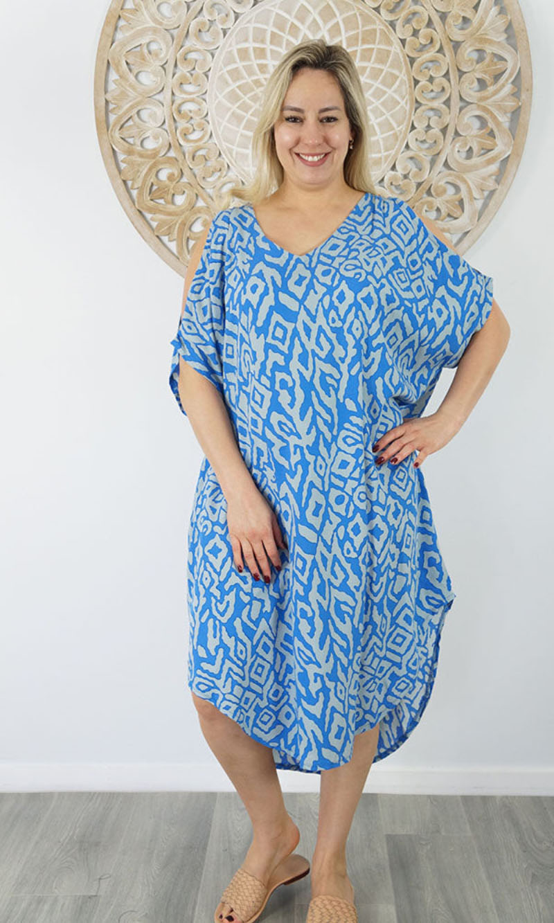 Rayon Dress Tea Tree Asmat, More Colours