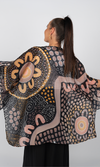 Aboriginal Art Chiffon Shawl The Path They Have Laid