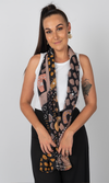 Aboriginal Art Scarf The Path They Have Laid