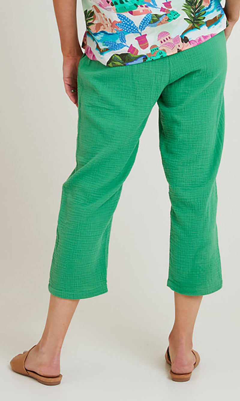 Cotton 7/8's Pant Textured Byron, More Colours