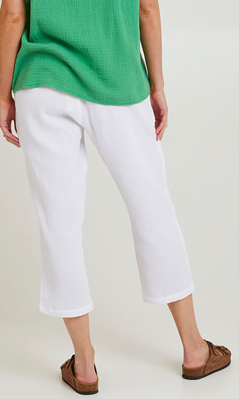 Cotton 7/8's Pant Textured Byron, More Colours