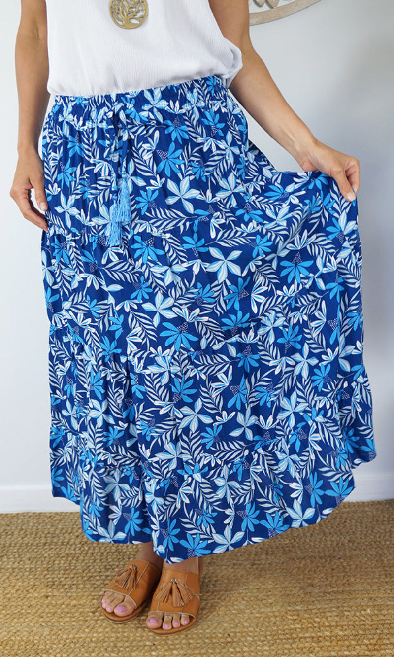 Rayon Skirt Tiered Sierra, More Colours