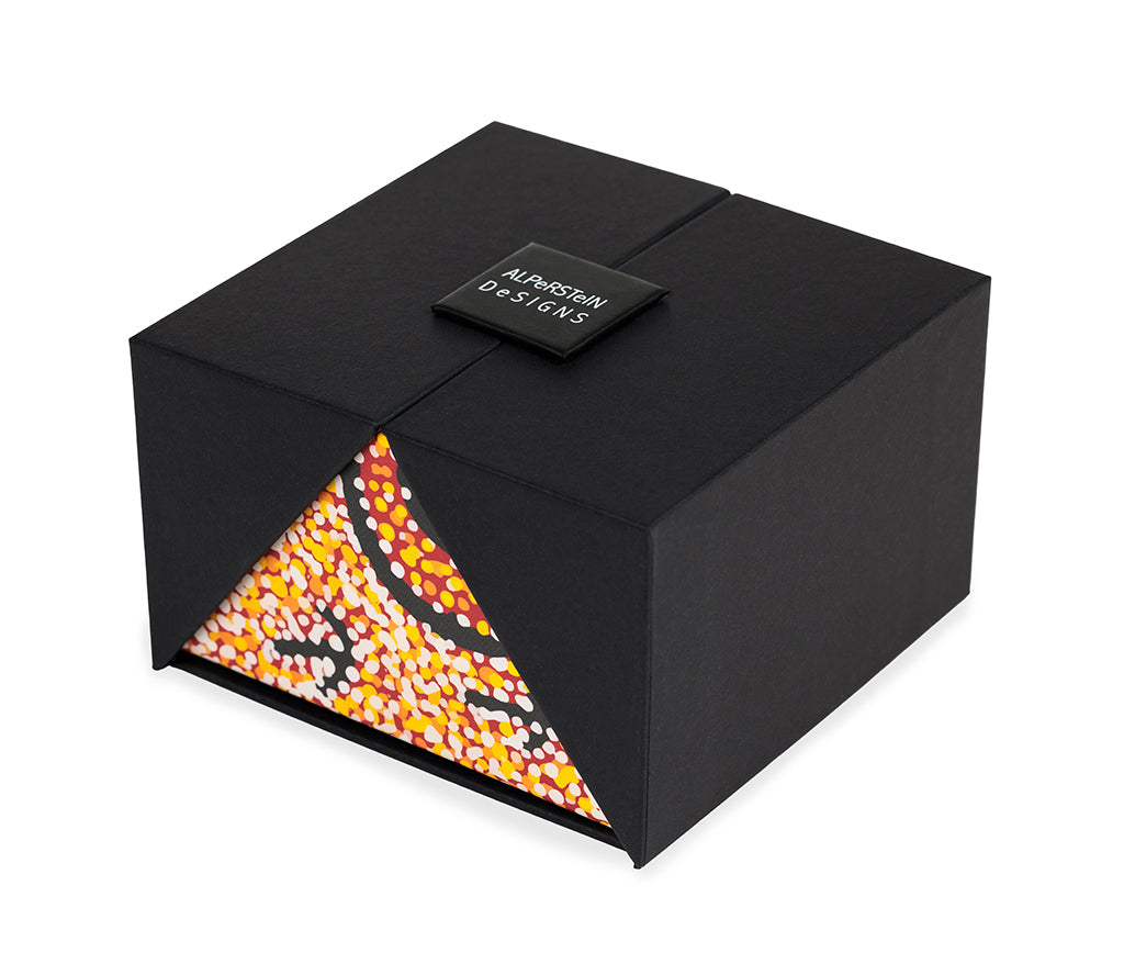 Aboriginal Art Necktie Set by Margaret Nangala Gallagher