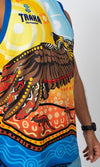Aboriginal Art Men's Singlet Tropic Eagle