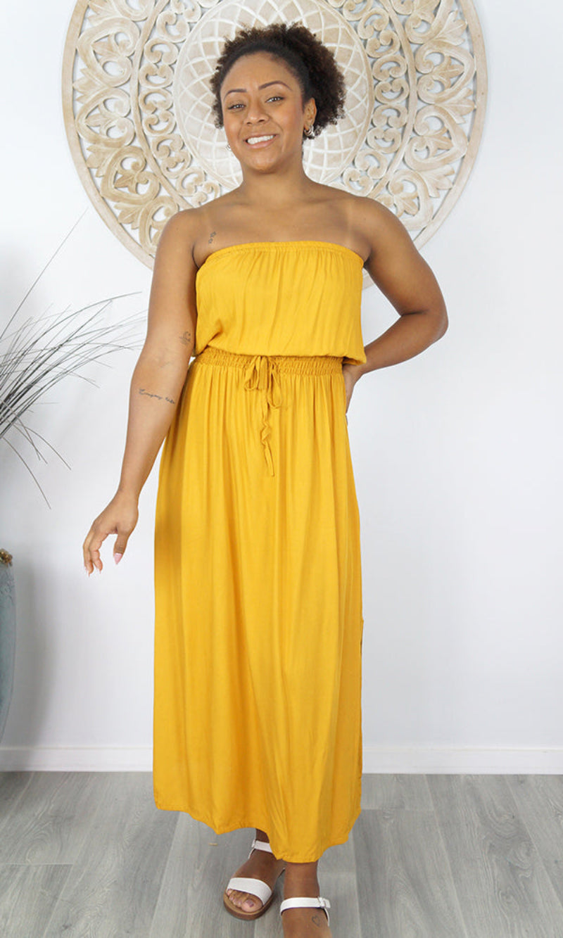 Rayon Dress Tube Plain, More Colours