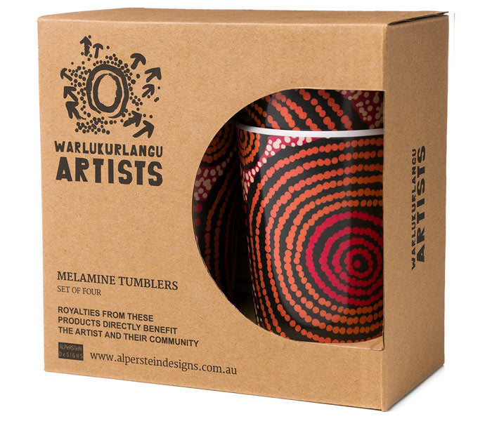 Aboriginal Art Melamine Tumblers Teddy Gibson