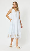 Cotton Dress Oasis White