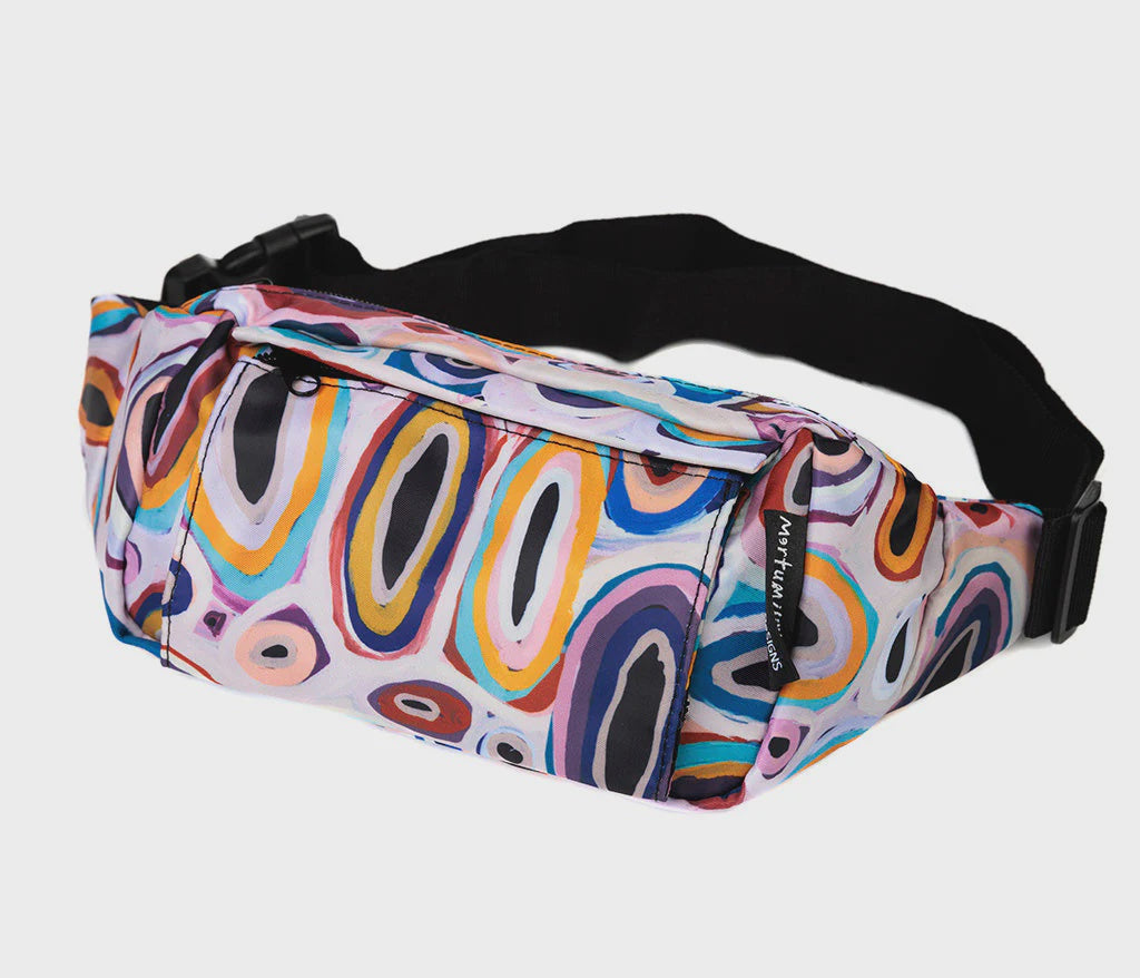 Aboriginal Art Bum Bag by Gladys Kuru Bidu