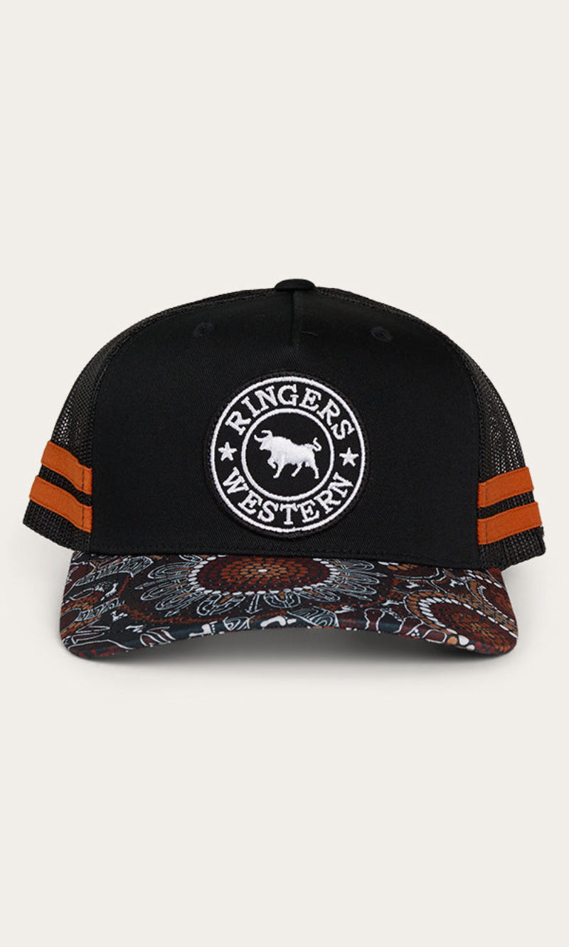 Walkabout Warrior Trucker Cap Black