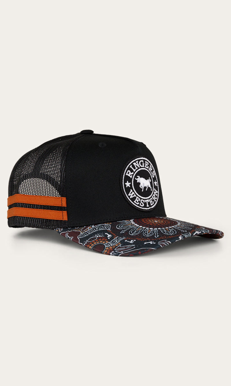 Walkabout Warrior Trucker Cap Black