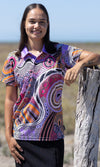 Aboriginal Art Ladies Fitted Waugal