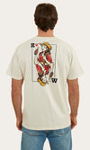 Wild Card Mens Loose Fit T-Shirt Off White