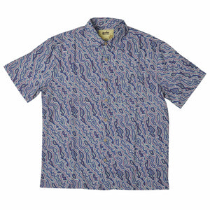 Bamboo Men's Shirt Aboriginal Art Yarla Jukurrpa